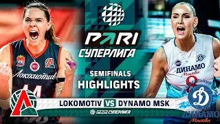 Lokomotiv vs. Dynamo MSK | HIGHLIGHTS | Semi-Finals | Round 3 | Pari SuperLeague 2024