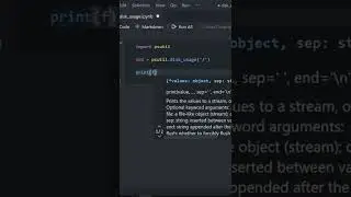 Get disk usage with python