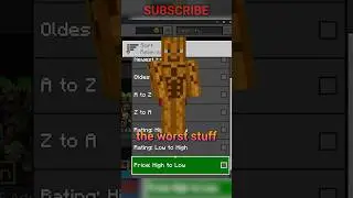 the marketplace is GARBAGE!  