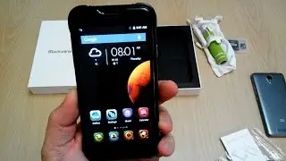 Blackview BV5000 распаковка. Влагопылезащита, ударопрочность и 4700mAh батарея.