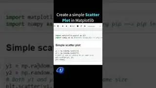 Scatter plot in Matplotlib | Python 