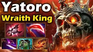 Новый ВК от Яторо! Это Жесть! - Yatoro Wraith KIng 7.37 ДОТА 2
