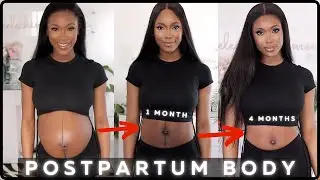 Raw BTS of My Body After Pregnancy | 4 Months Postpartum Body Transformation | Kelechi Mgbemena