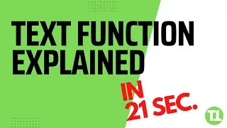 TEXT Function Explained in 21 Seconds Google Sheets Excel 🤯 #shorts #googlesheets #excel