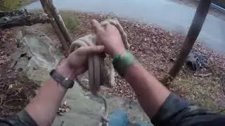 rock climbing POV