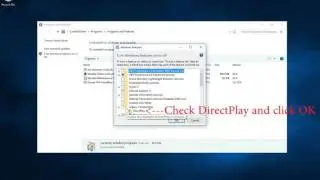 How to Enable DirectPlay in Windows 10!