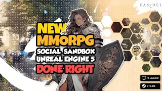 🔥Social Unreal Engine 5 Sandbox MMO Done right? - PAX DEI🔥