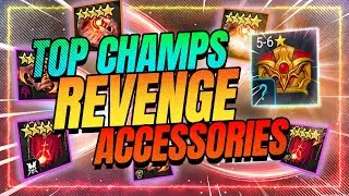 NEW Revenge Accessories! BEST CHAMPS?! | RAID Shadow Legends