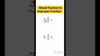 Hack for all ages | convert mixed fraction to improper fraction 