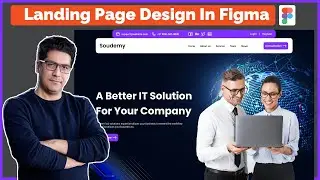Landing Page Design In Figma | Figma Tutorial For Beginners
