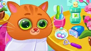КОТЕНОК БУБУ! ИГРАЕМСЯ В ГОЛЬФ!ЛЕЧИМ ЗУБКИ!ТРЕТИЙ ДЕНЕЧЕК НАСТУПИЛ!Bubbu My Virtual Pet! # 3