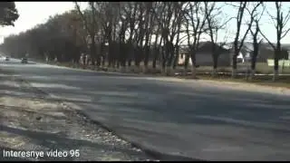 Чеченец дернул ручником на Приоре!