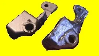 Литье алюминия в форму.