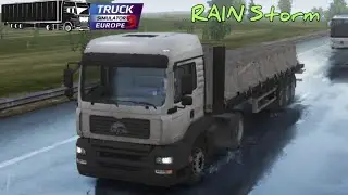 Truckers of Europe 3 - Driving in A Daytime Thunderstorm Android iOS Gameplay
