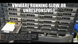 How to fix VMware ESXi stuck at loading screen or running very Slow/Unresponsive