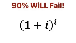A Wonderful Math Problem With Complex Number. (1+i)^i =?