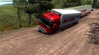 ETS2 Суровая Россия Сибирь r22 1 38 тест обзор