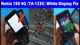 Nokia 150 4g (TA-1235) White LCD Display Solution