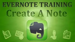 How to create a note in evernote