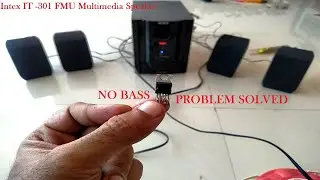 Intex Home Theater no Bass Problem Solved || no bass repair