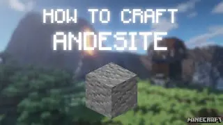 Minecraft: How To Craft an Andesite?
