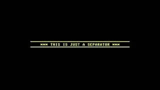 *** Separator ***
