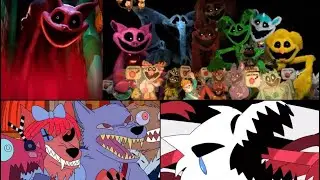 The Bigger Bodies Smiling Critters Vs. Werewolf The Amazing Digital Circus