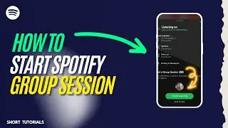 How to start spotify group session