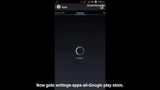 Fix The application Google play storeprocess com android vending has stopped unexpectedly