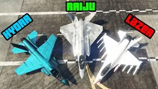 GTA 5 - JET TESTING New F-160 Raiju | Plus Hydra & Lazer Nerf Review!
