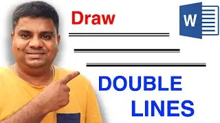 How To Draw Double Line In Word ( MS Word )