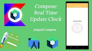 How to Implement Compose Clock in Jetpack Compose | Android | Kotlin | Make it Easy