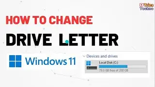 How To Change Letter of Your Hard Drive in Windows 11 | Change Hard Drive Letter