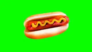 SPIN DA HOTDOG (mustard edition)! Custom hotdog animations on green screen, VFX for video Edit 