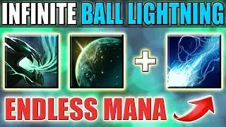 Infinite Ball Lightning Build [Endless Mana = OD passive + Mana Shield Abuse] Dota 2 Ability Draft