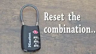 Master Lock - Reset Combination - Easy Peasy