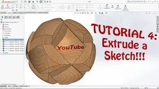 SolidWorks Tutorial 4 Extrude a Sketch