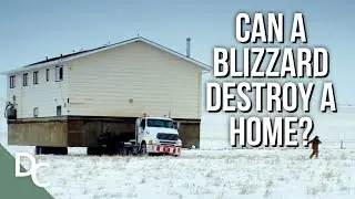 Will This House Survive It's Icy Voyage Through A Blizzard? | Massive Moves | Documentary Central