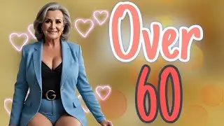 Natural Older Women Over 60 💄 Fashion Tips Review Part 20