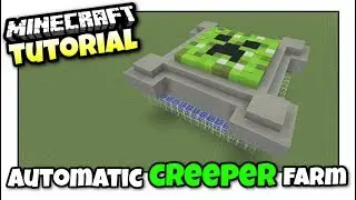 Minecraft Xbox - CREEPER FARM [ Automatic ] Tutorial - MCPE / PS4 / PS3 / Switch