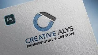 Create Pressed Style Logo PSD Mockup in Photoshop | Tutorial
