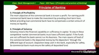 Lecture 8 Principles of Banking