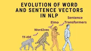 Evolution of Word Vectors in NLP : TF-IDF, Word2vec, ELMO, Sentence Transformers etc
