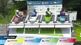 Men's Kayak Cross Finals Highlights / 2023 ICF Canoe-Kayak Slalom World Cup Ljubljana Slovenia
