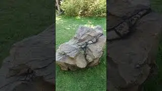 Искусственный камень из цемента для ландшафта.
