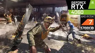 RTX 4060 + AMD Ryzen 7 5700X3D - Dying Light 2 - Benchmark 4K 1080p ULTRA