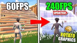 How To Get Potato Graphics in Fortnite Season 3! (Fixed Ground) 🥔