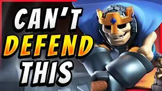 IMPOSSIBLE TO DEFEND! SKELETON KING PRINCE DECK — Clash Royale