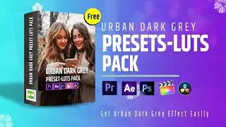 Free Presets and LUT Pack | How to do Urban Grey Colour Grading in Premiere Pro