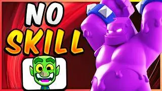 EASY ELIXIR GOLEM DECK STEALS WINS VS PROS in CLASH ROYALE!
